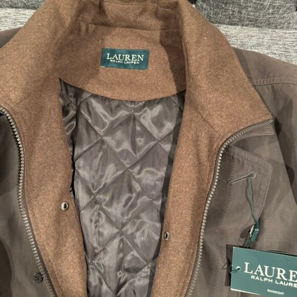 Lauren Ralph Lauren Edgar Rain Resistant Removable Liner Coat Size Small 46R - Picture 3 of 13